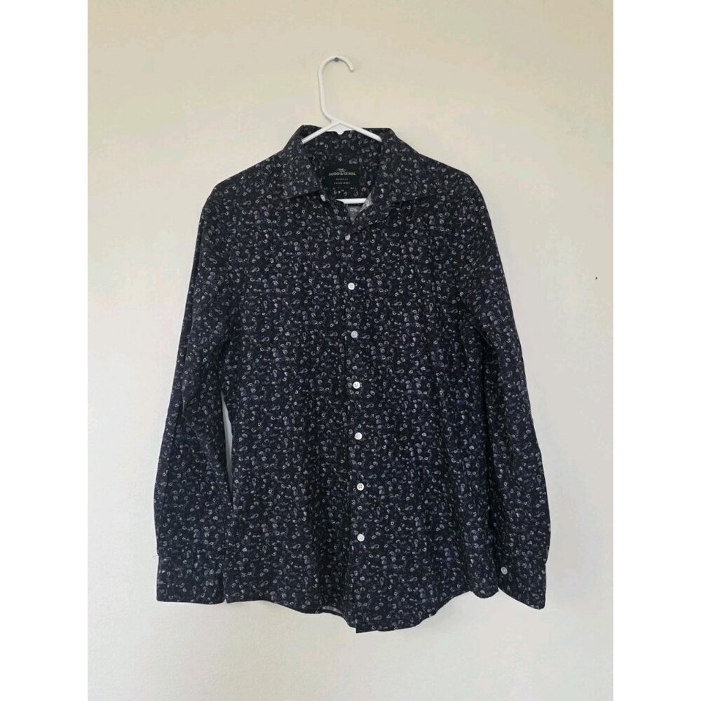 Rodd & Gunn Floral Button Up Shirt Sports Fit Italian Fabric Size M